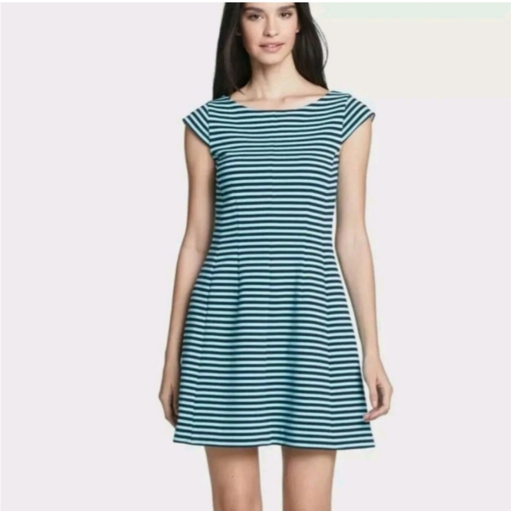 Lilly Pulitzer Brielle striped mint‎ fit & flare dress